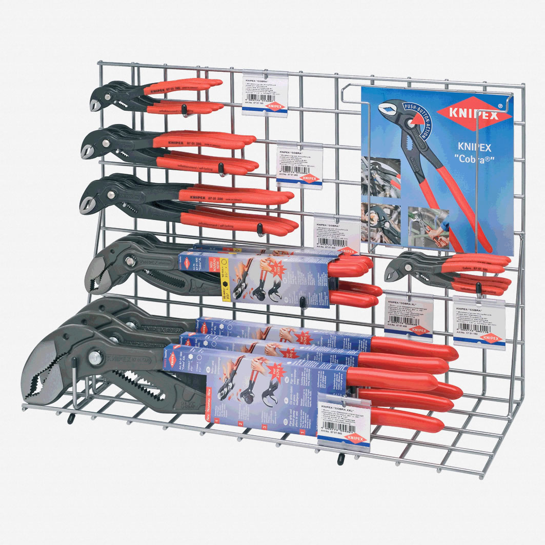 Surtido Cobra® en expositor de venta Cat. No. 00 19 29