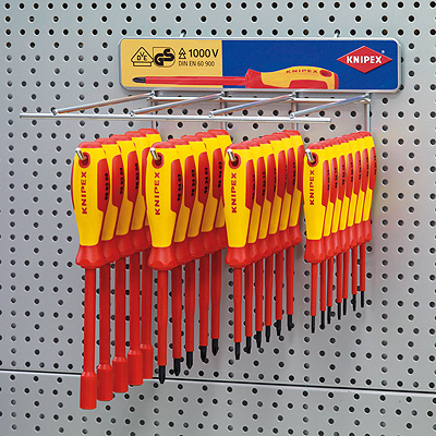 Expositor para destornilladores vacía Cat. No. 00 19 34 6