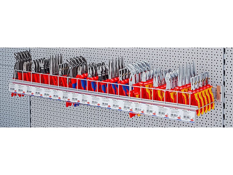 Soportes para alicates para expositores murales para 18 x 6 alicates Cat. No. 00 19 34 7