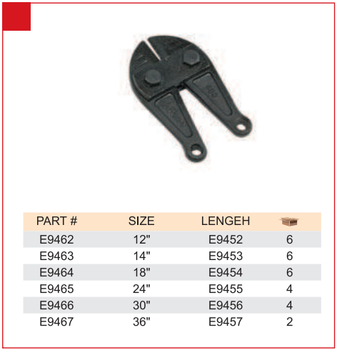 CUCHILLA REPUESTO CORTADORA/PERNO 36"