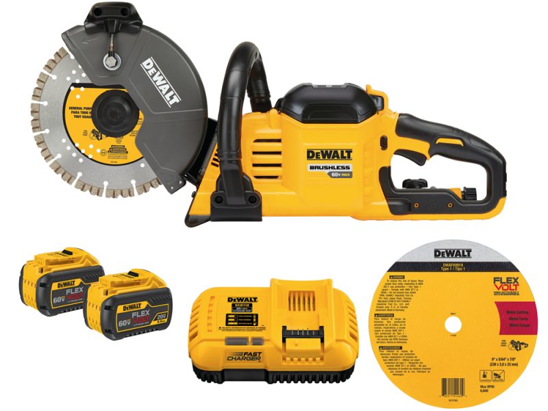 Cortadora de piso Flexvolt 60VMax Brushless Cat. No. DCS690X2