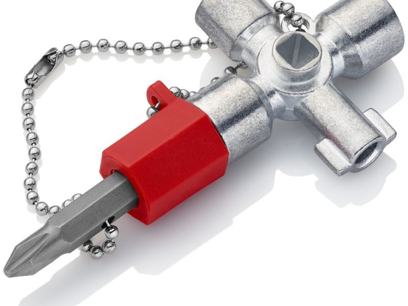 Llave para armarios de control para armarios y sistemas de paso estándar 44 mm Cat. No. 00 11 02