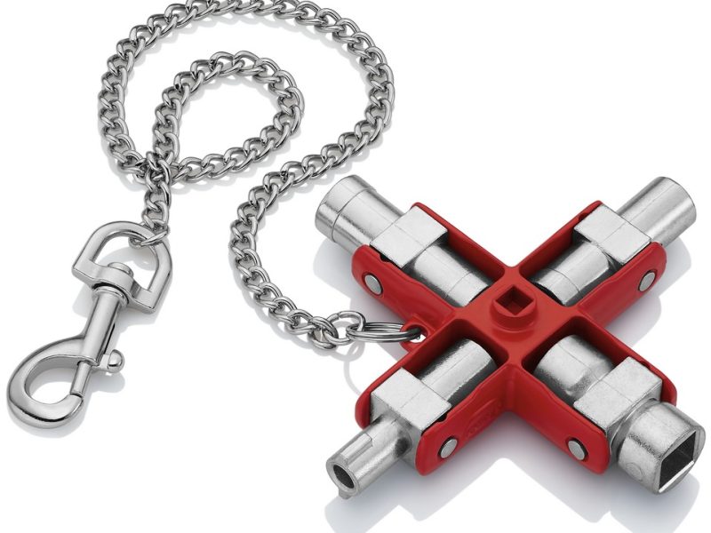 Llave universal para armarios y sistemas de paso estándar 90 mm Cat. No. 001106