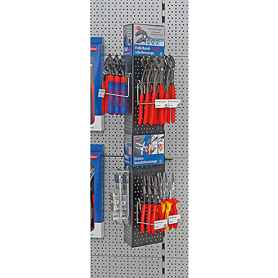 "Shelf Stopper" angular Para la presentación llamativa de productos Cat. No. 00 19 30 V02