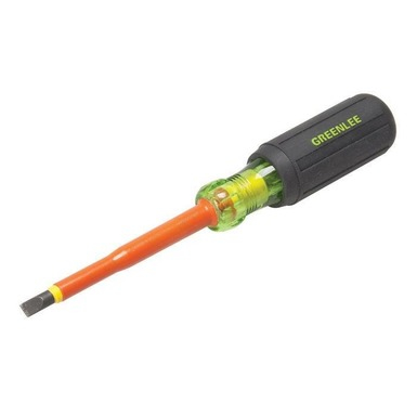 DESTORNILLADOR, CON AISLACIÓN, PLANO, 1/4 x 4 IN Cat #: 0153-11-INS