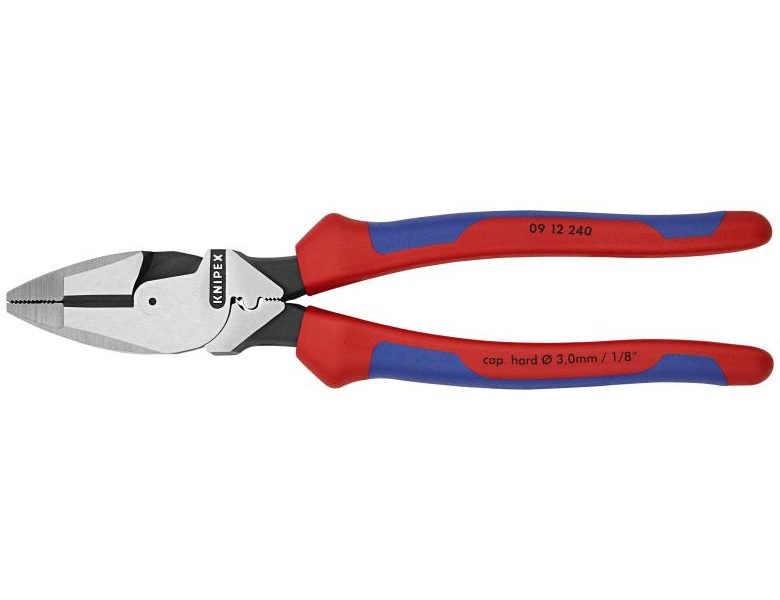 ALICATE UNIVERSAL MANGO ROJO/AZUL 9-1/2" C/MACHINA CAT. NO. 0912240