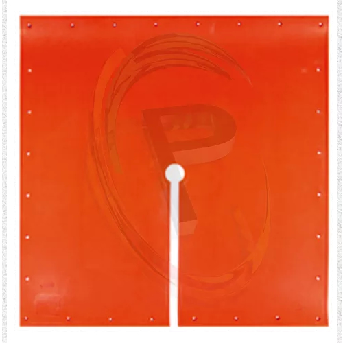 MANTA CL 4 (TIPO 2)36'*36' RANURADA (28 OJOS)-NARANJA CAT. NO. 1300