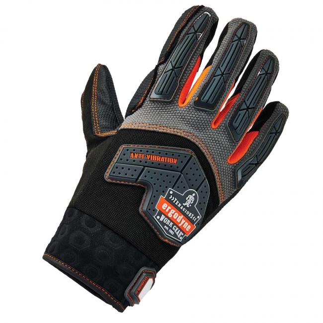 GUANTES IMPACTO/VIBRACION PROTECCION DORSAL(T-2XL)(ANSI-ISO)