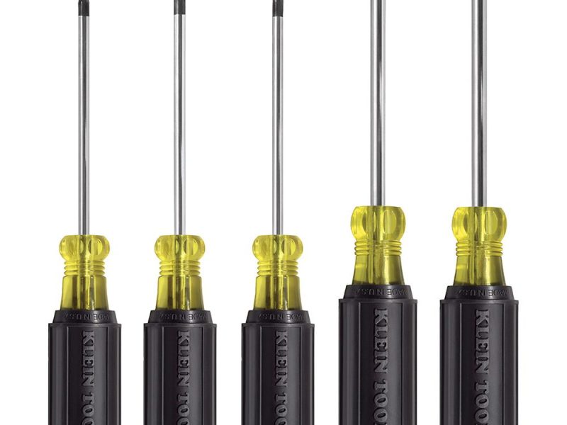 Juego de desarmadores TORX® con mango acojinado de 5 piezas Cat. No. 19555