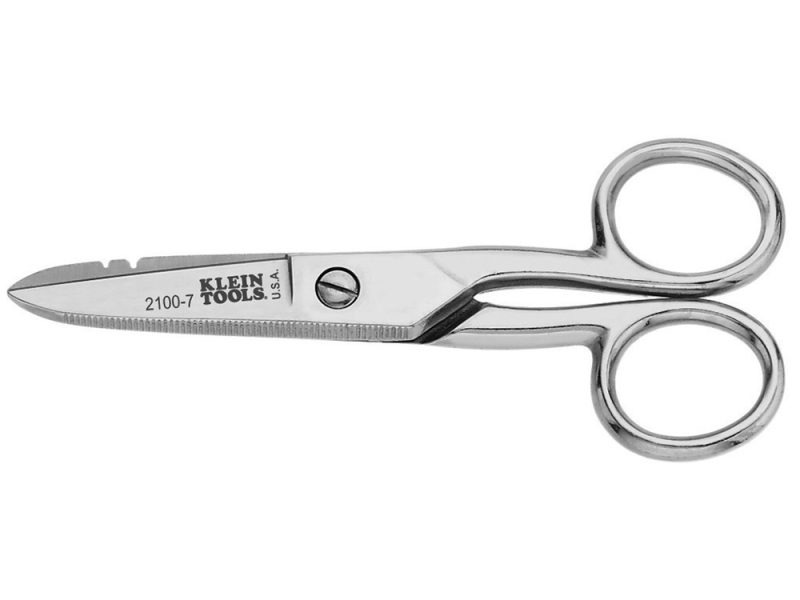 Tijeras de electricista niqueladas Cat. No.  2100-7