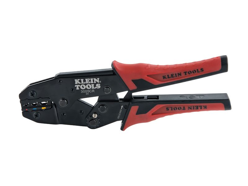 MACHINADORA MANUAL DE TRINQUETE 10-22 AWG C/TERMINALES AISLADOS CAT. NO. 3005CR