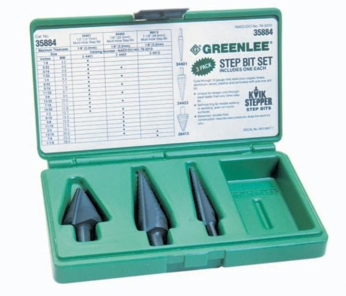 JGO. BROCAS G.L. CONICAS 3 PZ (34401-34403-30008)(1/2",7/8", CAT. NO. 35884