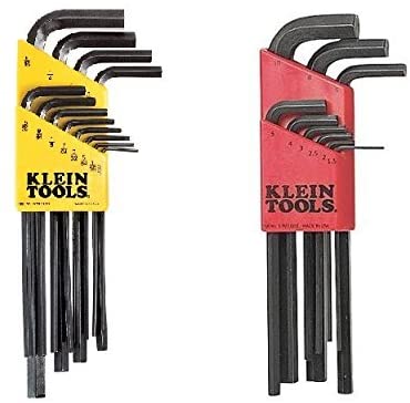 Organizador con juego llaves hexagonales métricas estilo L, 9 piezas Cat. No. LMK10