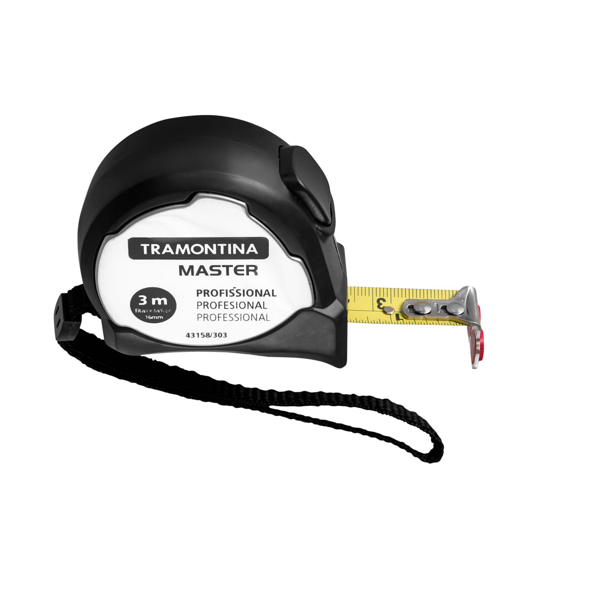 FLEXOMETRO 3 MT PROFESIONAL (PUNTA IMANTADA) CAT. NO. 43158/303