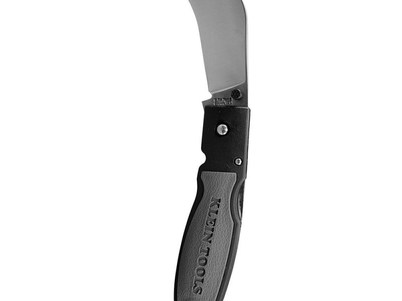 Navaja Hawkbill con seguro posterior con clip Cat. No. 44005C