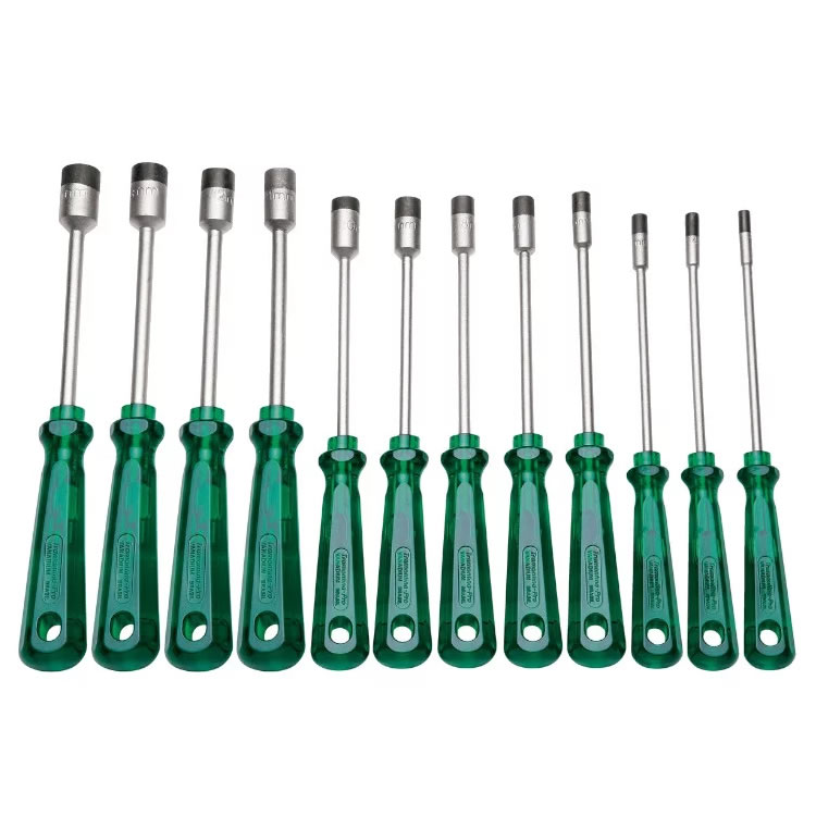 JGO /DESTORNILLADORES P/TUERCAS (3 a 14)mm (12 PZS) CAT. NO. 44250/212