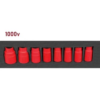 DADO HEXAG 1/2"*8 MM AISL 1000V CAT. NO. 44335/008