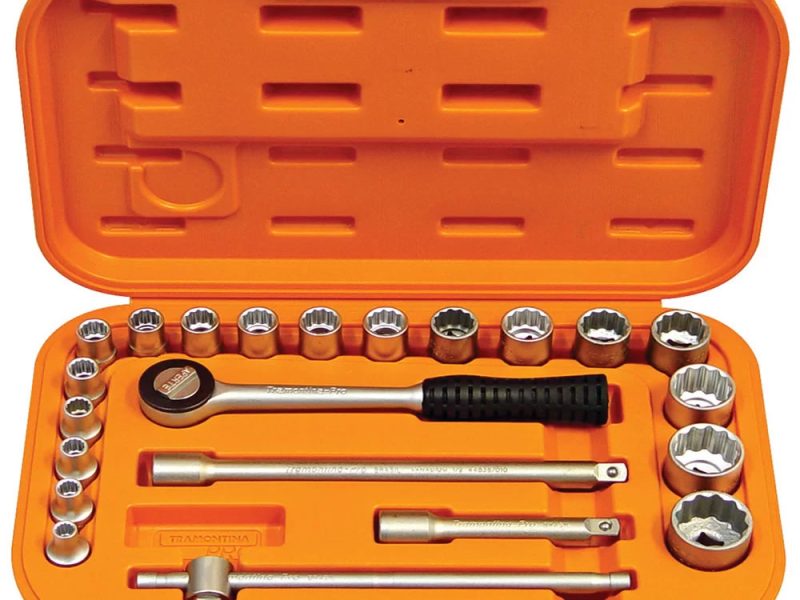 JGO DADOS Y ACCESORIOS MANDO 1/2"(3/8" A 1-1/4") (22 PZS) CAT. NO. 44834/222