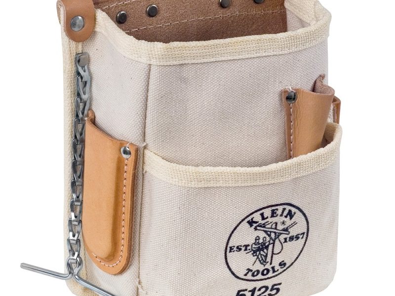 BOLSO PORTAHERR 5 BOLSILLOS (2 BOLS CANVAS Y 3 BOLS CUERO) CAT. NO. 5125