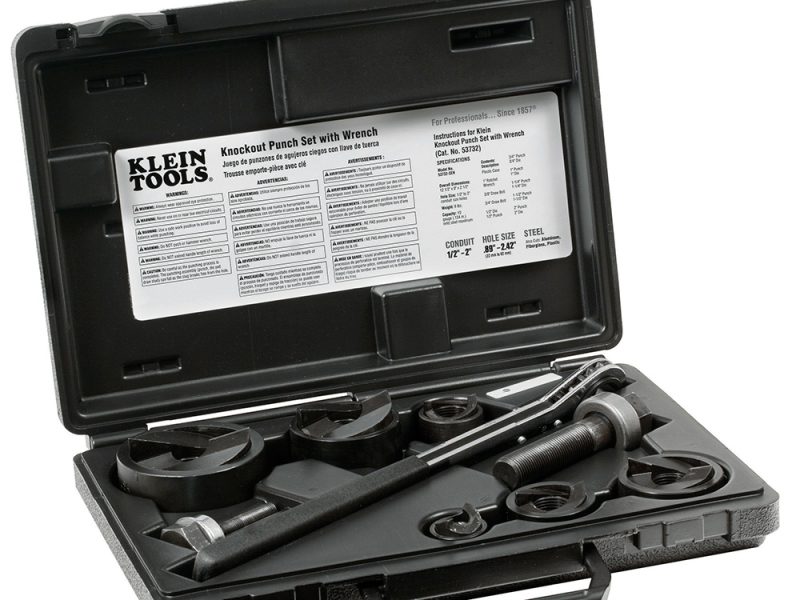 Juego de punzones sacabocados con llave Cat. No. 53732