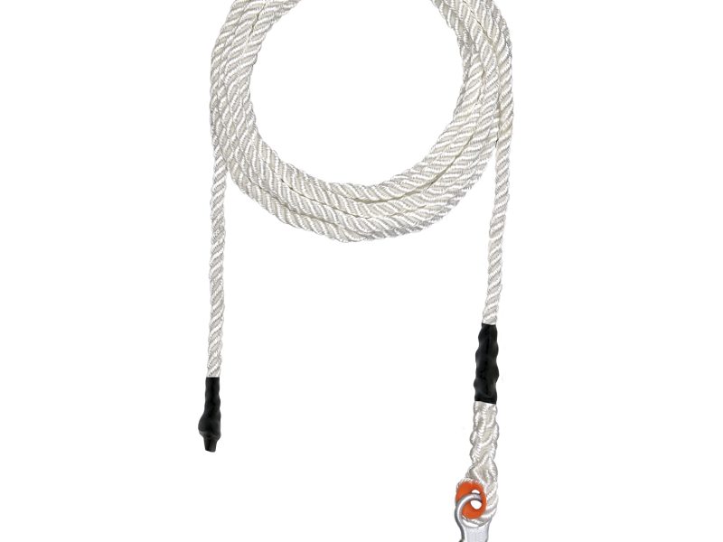 Cables de Protección con Cuerda de Polipropileno de 9/16" Seguro Doble Cat. No. 5488-15PD