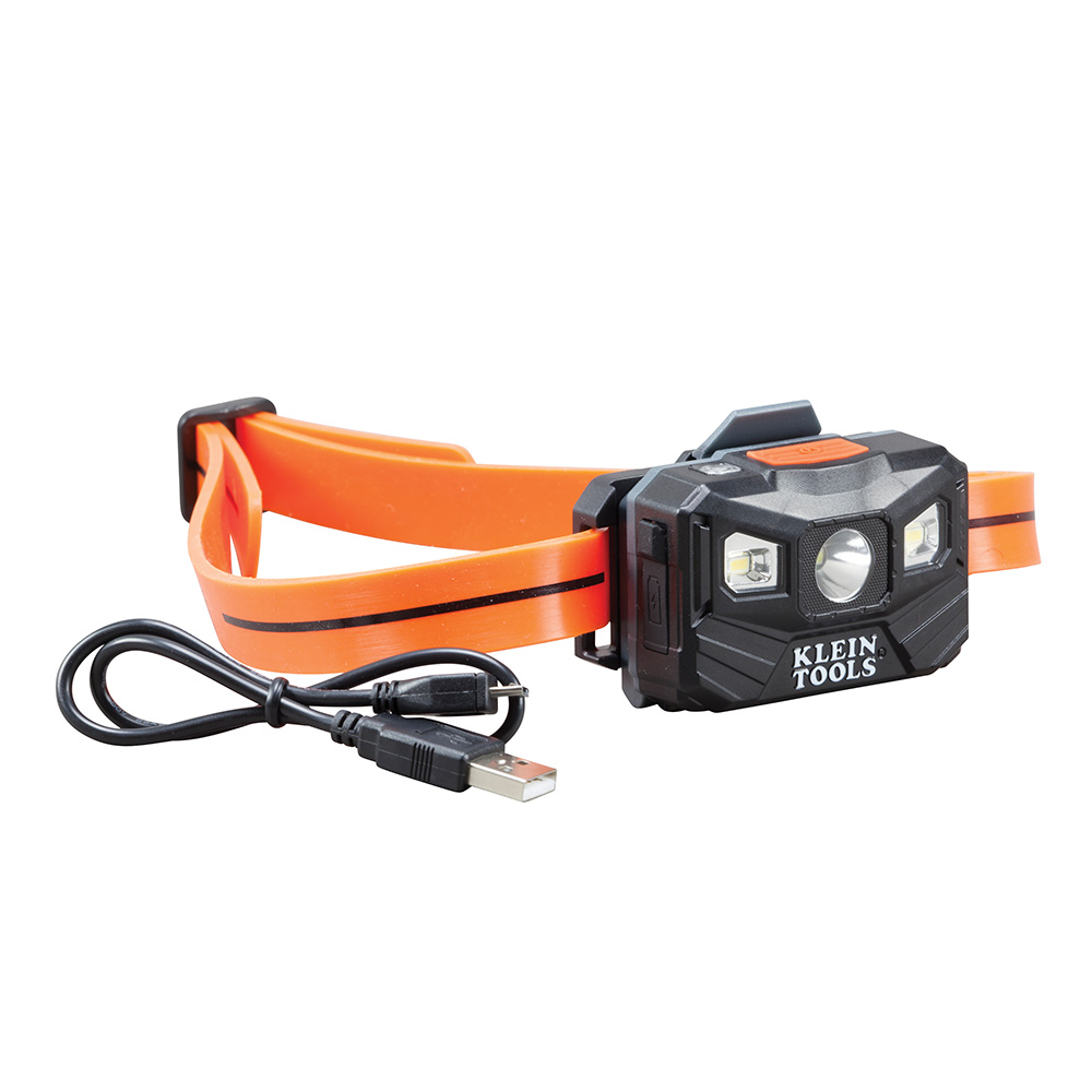 Luz frontal recargable de apagado automático Cat. No. 56034