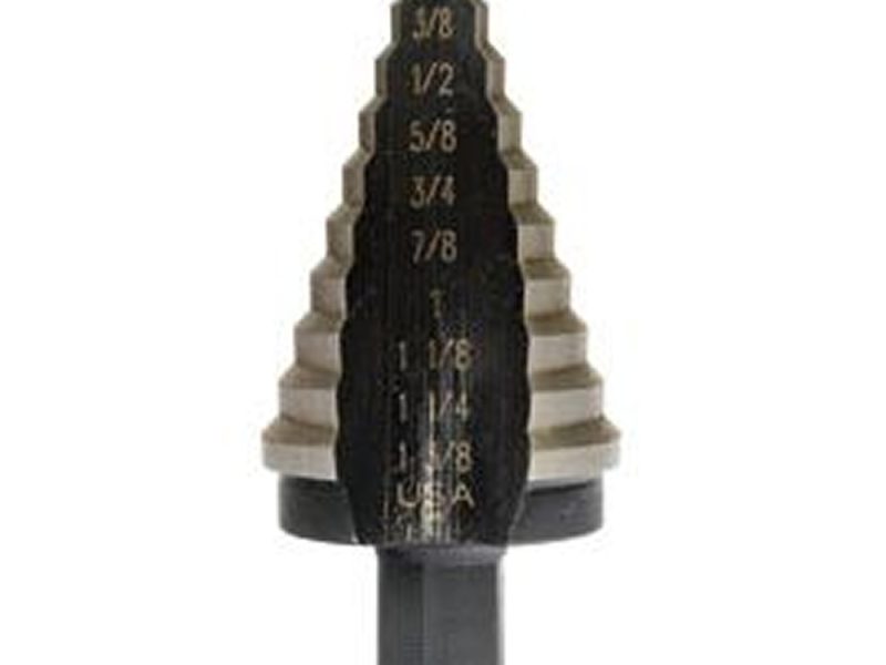 BROCA CONICA ACERO ALTA VELOC 1/4"(6MM) A 1-3/8" (35MM) CAT. NO. 59009