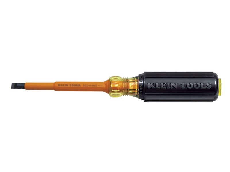 DESTORNILLADOR PLANO (MANGO-HOJA)AISL 3/16"x 4" (1000 V) CAT. NO. 602-4-INS