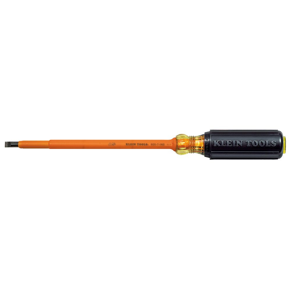 DESTORNILLADOR AISLADO GABINETE 1/4X7" CAT. NO. 605-7-INS