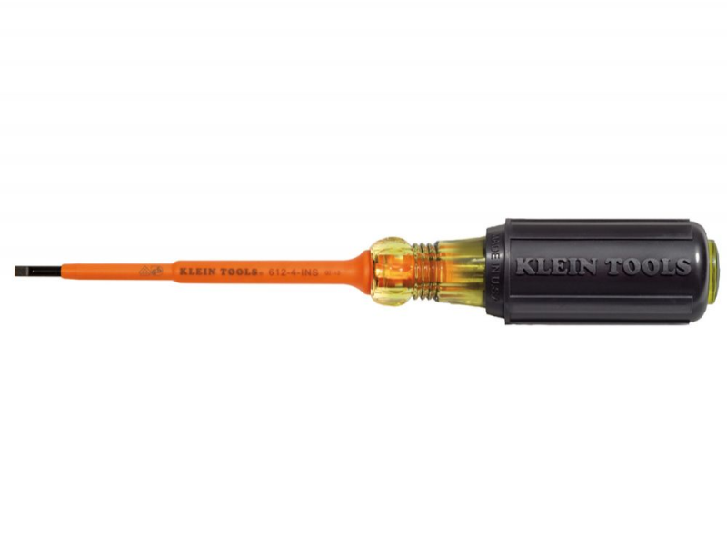 DESTORNILLADOR PLANO 1/8"* 4" (1000 V) CAT. NO. 612-4-INS