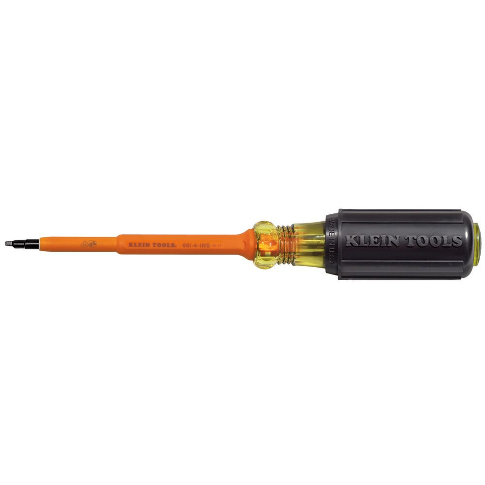 DESTORNILLADOR CUADRADO N.1 4" AISLADO 1000V CAT. NO. 661-4-INS