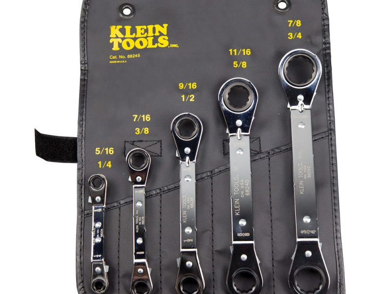 JGO. DE LLAVES RACHET (5 PZS) CAT. NO. 68245