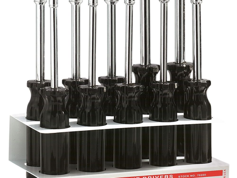 JGO. DESTORNILLADORES 10 PZS METRICAS (4-11)MM CAT. NO. 70200