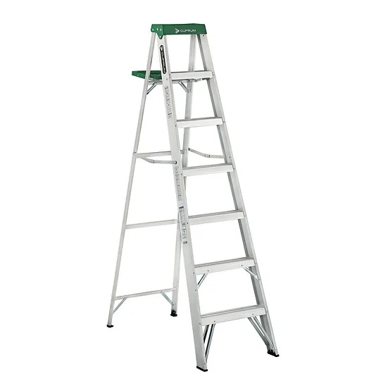 ESCALERA TIPO TIJERA 7' ALUMINIO TII (CUP-ESP) CAT. NO. 728-07N