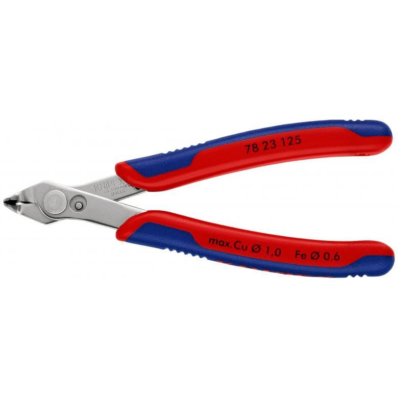 ALICATE CORTE DIAGONAL P/ELECTRONICA 55 G 125X77X13 MM CAT. NO. 7823125