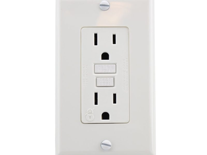 RECEPTÁCULO GFCI LEVITON 8599-BW, BLOQUEO, 15A, 125V, 5-15R, 2P, BLANCO (10 PAQUETES) Cat. No. 8599-BW