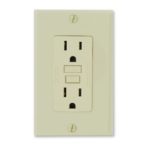 TOMA CORRIENTE DOBLE 15A-125V BLANCO Cat. No. 8599-W