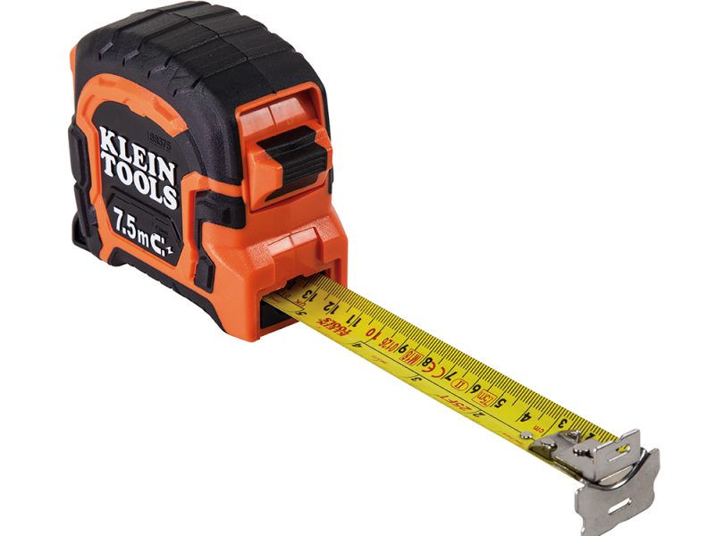 Cinta de medición de 7,5 m con gancho doble magnético Cat. No. 86375