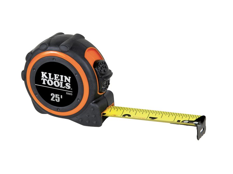Cinta de medición de 7,62 m con gancho simple Cat. No. 93025