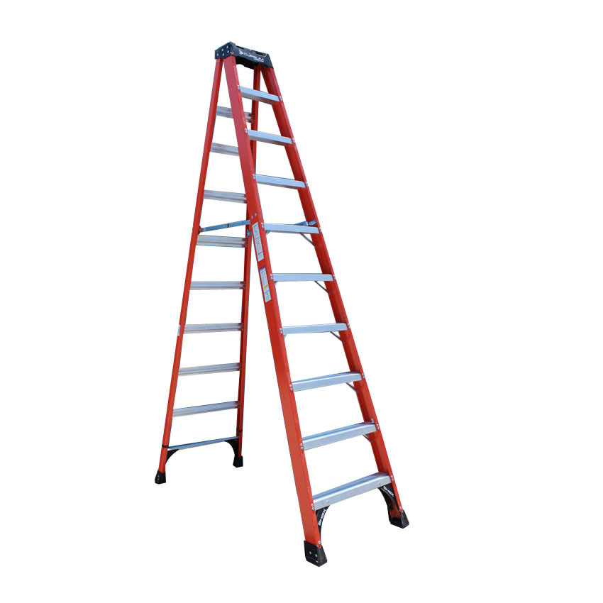 ESCALERAS TIPO TIJERA DE FIBRA DE VIDRIO TIPO IA 10´300 LBS CAT. NO. C-3017-10
