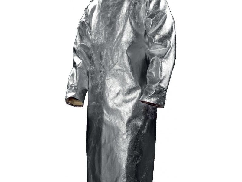 MANDIL CON MANGAS ALUMINIZADO COBALTO CAT. NO. C1 113