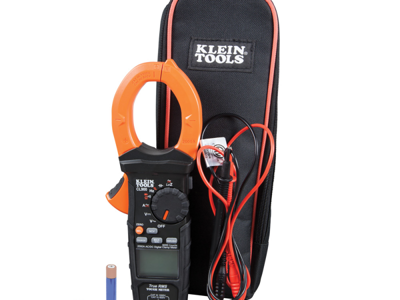 AMPERÍMETRO DIGITAL 2000A - AC/DC - 1000V CAT. NO. CL900