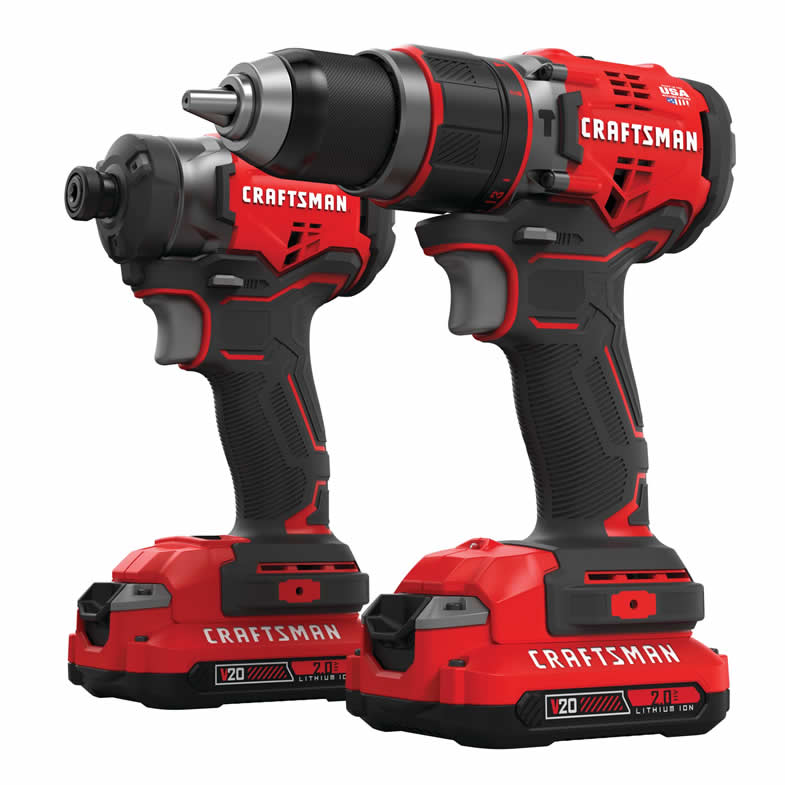 KIT DE TALADRO INALAMBRICO SIN ESCOBILLA DE 20V MAX CAT. NO. CMCK220D2