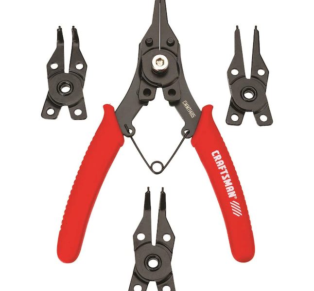 JGO /ALICATES ELASTICOS P/ANILLOS/RETENCION (C/4 CABEZALES) CAT. NO. CMMT14115