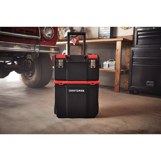 ORGANIZADOR /HERRAMTAS RODANTE 19"(3 EN 1)-RUEDAS PLAST CAT. NO. CMST18614