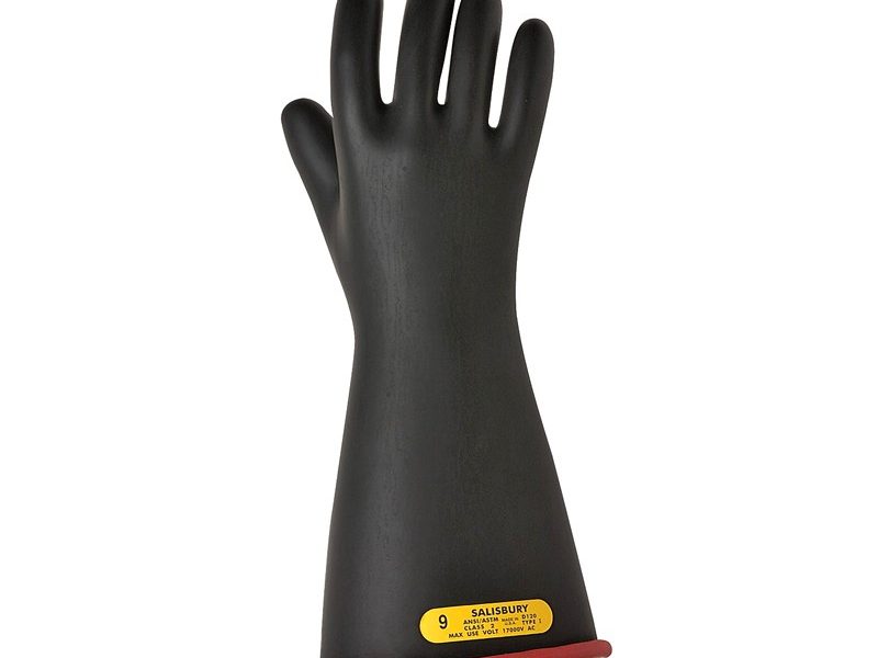 Guantes de electricista de alto voltaje Clase 4 (36000V) - Tamaño 10 Cat. No.E416RB  10
