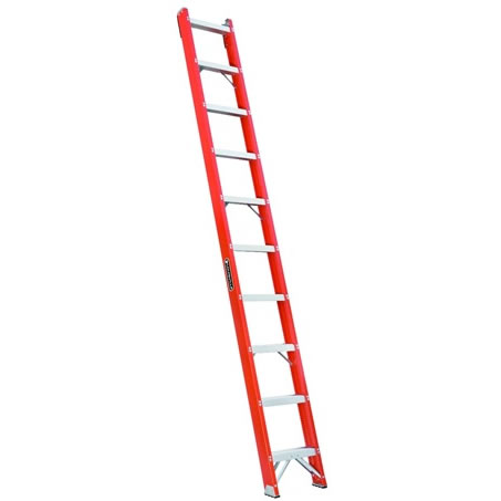 ESCALERA 1 HOJA 10'F/V PELDA¥OS/AL (300 LBS) CAT. NO. FH1010