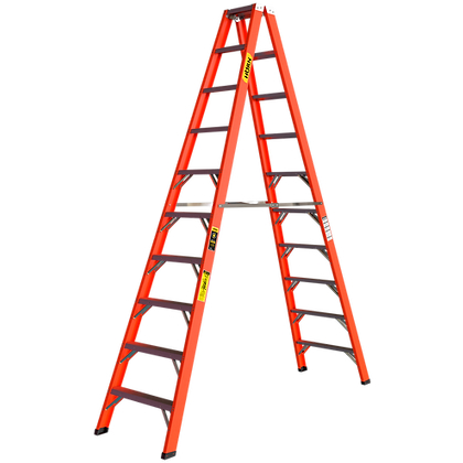 ESCALERA TIPO TIJERA 10'(2F) F/V CAT. NO. HESC-FV-5-10-IA