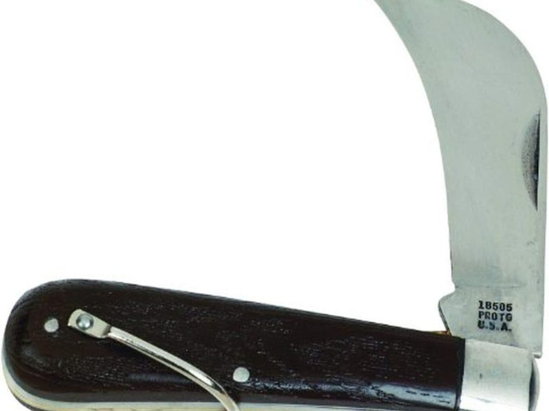 CUCHILLO CURVO PELACABLES CAT. NO. J18505