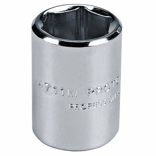 DADO 1/4"(6 PUNTOS)(9 MM) CAT. NO. J4709M